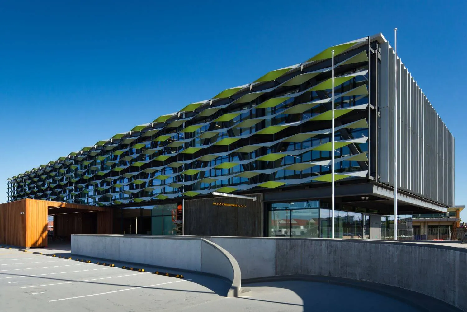 Zespri's head office building at Mount Maunganui, seen from the exterior.